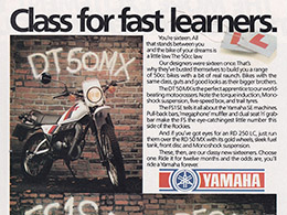 1981 83 YAMAHA FS1 SE 5A1 YAMAHA BLACK   MAGAZINE ADVERT